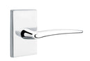 Emtek Poseidon Lever Concealed Screws With Modern Rectangular Rosette