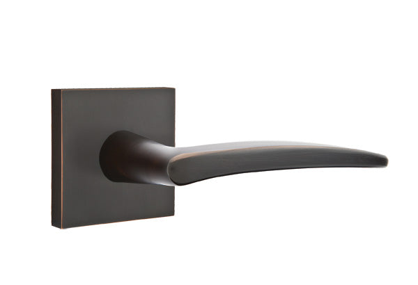 Emtek Poseidon Lever Concealed Screws With Square Rosette