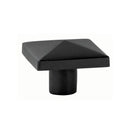 EMTEK SANDCAST BRONZE SQUARE KNOB