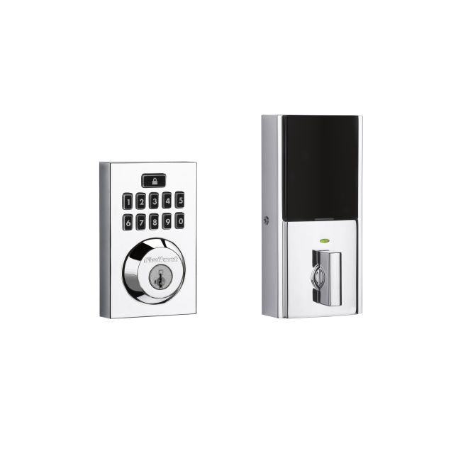 Kwikset CP913CNT  Contemporary Smartcode Keypad Electronic Deadbolt SmartKey with RCAL Latch and RCS Strike