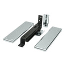 DELTANA SPRING HINGE, DOUBLE ACTION W/ SOLID BRASS COVER PLATES