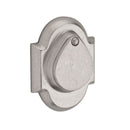 Baldwin Reserve DCRAD492S Double Cylinder Rustic Arch Deadbolt with 6AL Latch; Dual Strike; and SmartKey White Bronze Finish - White Bronze - NA