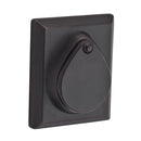 Baldwin Reserve DCRSD481S Double Cylinder Rustic Square Deadbolt with 6AL Latch; Dual Strike; and SmartKey Dark Bronze Finish - NA - NA