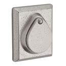 Baldwin Reserve DCRSD492S Double Cylinder Rustic Square Deadbolt with 6AL Latch; Dual Strike; and SmartKey White Bronze Finish - NA - NA