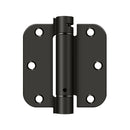 Deltana Single Action Steel 3 1/2-Inch x 3 1/2-Inch x 5/8-Inch Spring Hinge