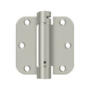 Deltana Single Action Steel 3 1/2-Inch x 3 1/2-Inch x 5/8-Inch Spring Hinge