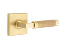 Emtek EMTEK SELECT, L-Square Knurled Lever, Square Rosette
