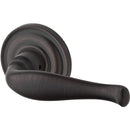 Baldwin Reserve ENDECTRR112 Entry Right Hand Decorative Lever and Traditional Round Rose with 6AL Latch and Dual Strike Venetian Bronze Finish - Right Hand - Brass