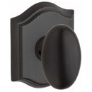Baldwin Reserve ENELLTAR112 Entry Ellipse Knob and Traditional Arch Rose with 6AL Latch and Dual Strike Venetian Bronze Finish - Venetian Bronze - Brass