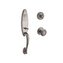 Baldwin Reserve FDCHEXTRATRR152 Full Dummy Chesapeake Handleset Traditional Knob and Traditional Round Rose Matte Antique Nickel Finish - NA - NA