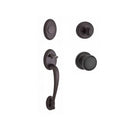 Baldwin Reserve FDCOLXROUTRR112 Full Dummy Columbus Handleset Round Knob and Traditional Round Rose Venetian Bronze Finish - NA - NA