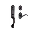 Baldwin Reserve FDKODXARCLRAR481 Full Dummy Kodiak Handleset Left Hand Arch Lever and Rustic Arch Rose Dark Bronze Finish - Left Hand - NA