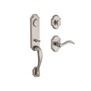 Baldwin Reserve FDKODXARCRRAR492 Full Dummy Kodiak Handleset Right Hand Arch Lever and Rustic Arch Rose White Bronze Finish - Right Hand - NA