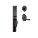 Baldwin Reserve FDLONXTAPRRAR481 Full Dummy Longview Handleset Right Hand Taper Lever and Rustic Arch Rose Dark Bronze Finish - Right Hand - NA