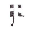 Baldwin Reserve FDNAPXDECRTSR112 Full Dummy Napa Handleset Right Hand Decorative Lever and Traditional Square Rose Venetian Bronze Finish - Right Hand - NA
