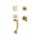 Baldwin Reserve FDNAPXELLTRR003 Full Dummy Napa Handleset Ellipse Knob and Traditional Round Rose Lifetime Brass Finish - NA - NA