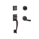Baldwin Reserve FDNAPXFEDLTRR112 Full Dummy Napa Handleset Left Hand Federal Lever and Traditional Round Rose Venetian Bronze Finish - Left Hand - NA