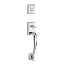 Baldwin Reserve FDNAPXFEDRTAR260 Full Dummy Napa Handleset Right Hand Federal Lever and Traditional Arch Rose Bright Chrome Finish - Right Hand - NA