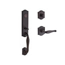 Baldwin Reserve FDNEWXDECLTAR112 Full Dummy New Hampshire Handleset Left Hand Decorative Lever and Traditional Arch Rose Venetian Bronze Finish - Left Hand - NA