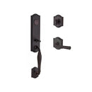 Baldwin Reserve FDNEWXFEDLTAR112 Full Dummy New Hampshire Handleset Left Hand Federal Lever and Traditional Arch Rose Venetian Bronze Finish - Left Hand - NA