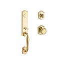 Baldwin Reserve FDNEWXTRATAR003 Full Dummy New Hampshire Handleset Traditional Knob and Traditional Arch Rose Lifetime Brass Finish - NA - NA