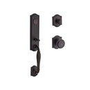 Baldwin Reserve FDNEWXTRATAR112 Full Dummy New Hampshire Handleset Traditional Knob and Traditional Arch Rose Venetian Bronze Finish - NA - NA