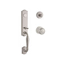 Baldwin Reserve FDNEWXTRATRR150 Full Dummy New Hampshire Handleset Traditional Knob and Traditional Round Rose Satin Nickel Finish - NA - NA