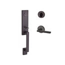 Baldwin Reserve FDSEAXSQURCRR112 Full Dummy Seattle Handleset Right Hand Square Lever and Contemporary Round Rose Venetian Bronze Finish - Right Hand - NA