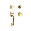 Baldwin Reserve FDWESXROUTRR003 Full Dummy Westcliff Handleset Round Knob and Traditional Round Rose Lifetime Brass Finish - NA - NA