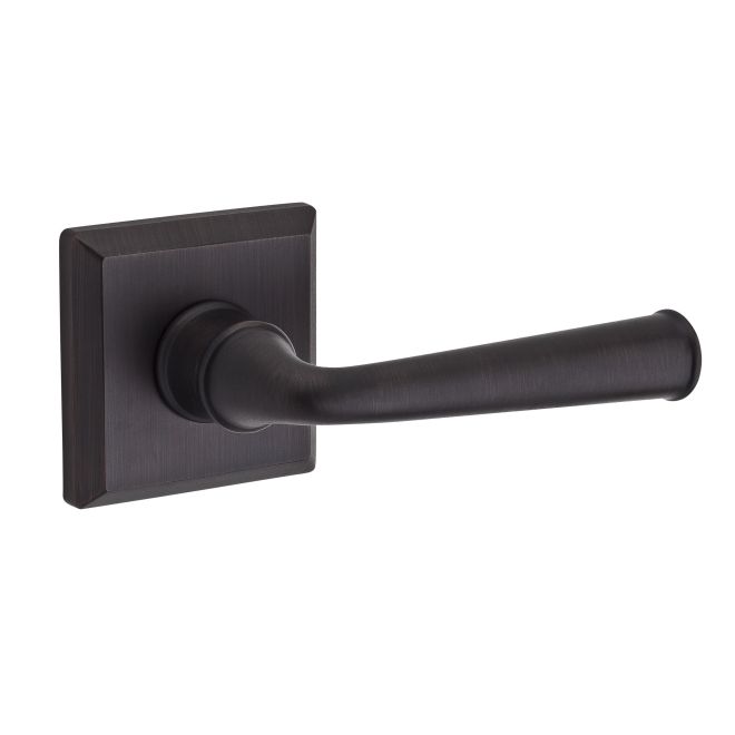 Baldwin Reserve HDFEDLTSR112 Half Dummy Left Hand Federal Lever and Traditional Square Rose Venetian Bronze Finish - Left Hand - Brass