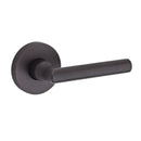 Baldwin Reserve HDTUBLCRR112 Half Dummy Left Hand Tube Lever and Contemporary Round Rose Venetian Bronze Finish - Left Hand - Brass