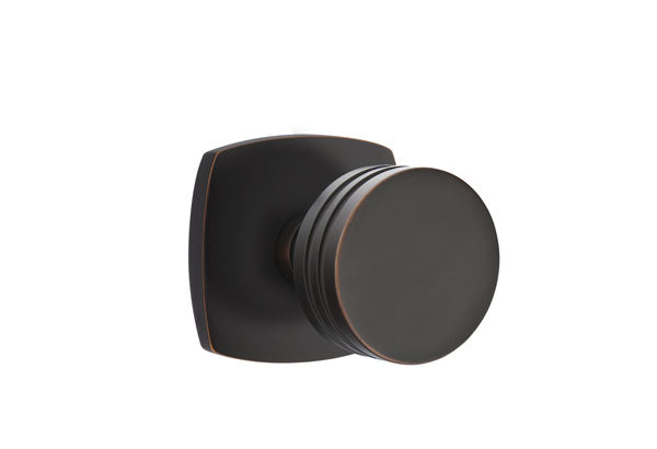 Emtek Bern Knob, Urban Modern Rosette