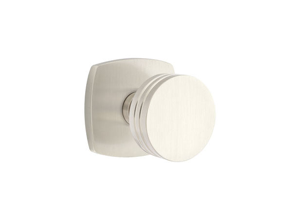 Emtek Bern Knob, Urban Modern Rosette