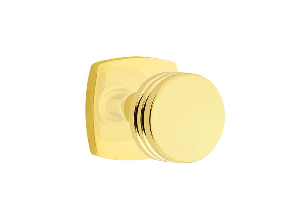 Emtek Bern Knob, Urban Modern Rosette