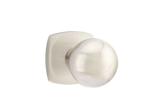 Emtek Orb Knob Concealed Fastener with Urban Modern Rosette