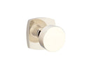 Emtek Round Knob  Concealed  Fastener with Urban Modern Rosette