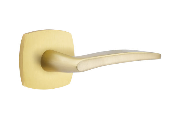 EMTEK Poseidon Lever with Urban Modern Rosette