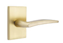 Emtek Poseidon Lever with Modern Rectangular Rosette