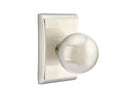 Emtek Orb Knob Concealed Fastener with Neos Rosette