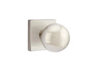 EMTEK  Orb Knob with Square Rosette