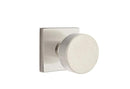 Emtek Round Knob  Concealed  Fastener with Square Rosette
