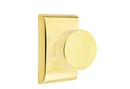 Emtek Round Knob Concealed Fastener with Neos Rosette