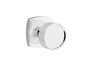 Emtek Verve Knob Concealed Screws with Urban Modern Rosette