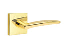 EMTEK Poseidon Lever with Square  Rosette