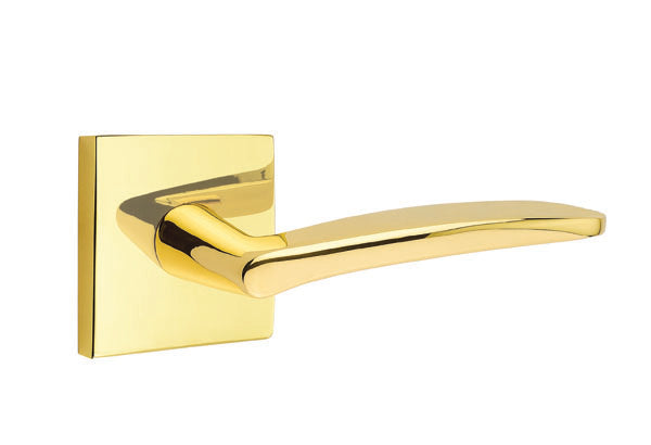 Emtek Poseidon Lever Concealed Screws With Square Rosette