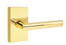 Emtek Stuttgart Lever Concealed Screws With Modern Rectangular Rosette