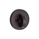 Baldwin Reserve PTCRD112 Patio Contemporary Round Deadbolt with 6AL Latch and Dual Strike Venetian Bronze Finish - Venetian Bronze - NA