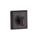 Baldwin Reserve PTCSD112 Patio Contemporary Square Deadbolt with 6AL Latch and Dual Strike Venetian Bronze Finish - Venetian Bronze - NA