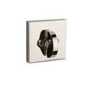 Baldwin Reserve PTCSD260 Patio Contemporary Square Deadbolt with 6AL Latch and Dual Strike Bright Chrome Finish - Bright Chrome - NA