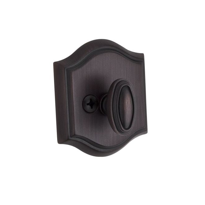 Baldwin Reserve PTTAD112 Patio Traditional Arch Deadbolt with 6AL Latch and Dual Strike Venetian Bronze Finish - Venetian Bronze - NA